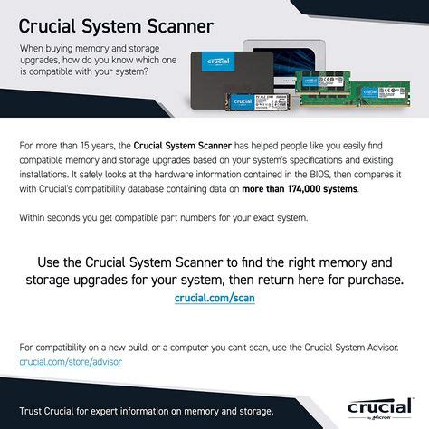 crucial ssd compatibility|Crucial System Scanner .